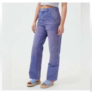 Urban Outfitters BDG High Rise Carpenter Jeans Womens 26 Faded Purple